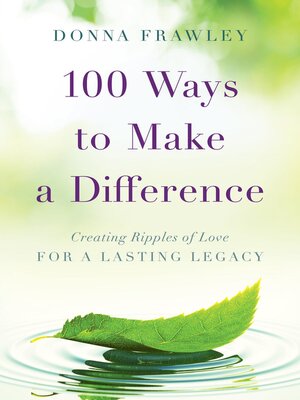 cover image of 100 Ways to Make a Difference
